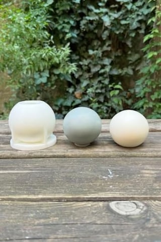 Küre 7cm Çap Silikon Mum Kalıbı Genel