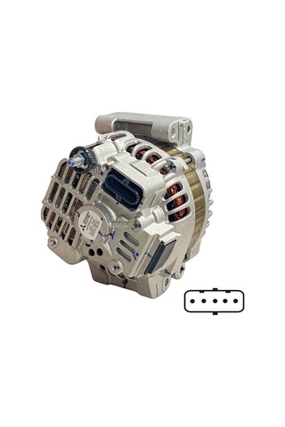 Mitsubishi 24V Alternatör Dinamo 100 A W-L-15-S-Dfm Soketli 5 N11.172
