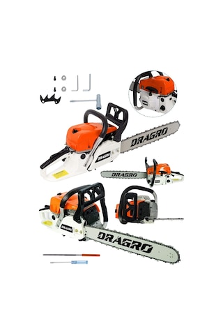 Dragro DRG-TSTR9900 9.9 HP Benzinli Ağaç Kesme Makinesi Turuncu