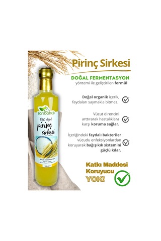 Pirinç Sirkesi 500 Ml 2'li Paket - Organik Doğal Fermantasyon