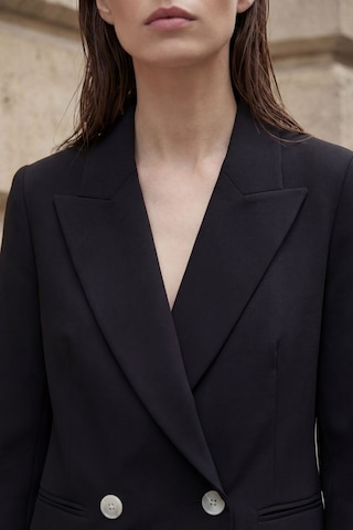 Hiccup My Fashıon Şal Yakalı Düğmeli Blazer Ceket Siyah