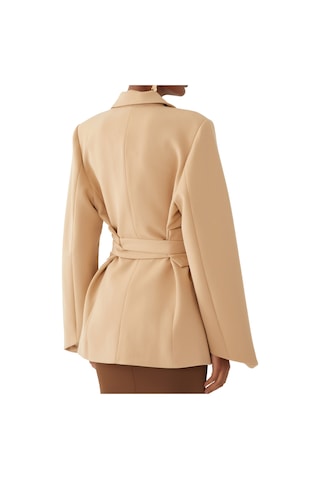 Odd Muse Şıklığın Zirvesi Blazer Beıge