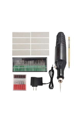 Elektrikli Gravür Kalemi, Metal Cam Abd Fişi İçin Gravür Alet Seti