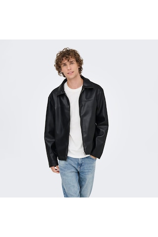 Only & Sons Jack Erkek Siyah Ceket 22034713-b Siyah