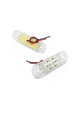 Shuıvan Merdiven Lambası 8cm Led Aydınlatma 9 Led 12v - Beyaz-1995