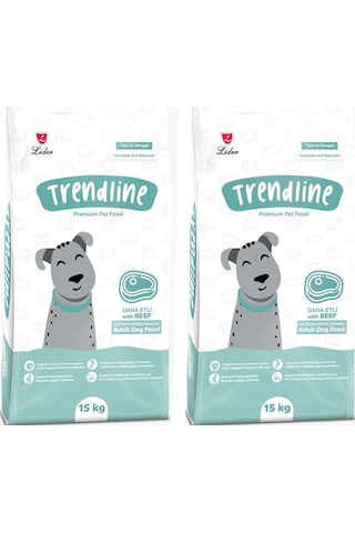 Trendline Dog Biftekli Köpek Maması 2 x 15 KG