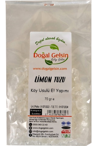 Doğal Gelsin Limon Tuzu 70 G
