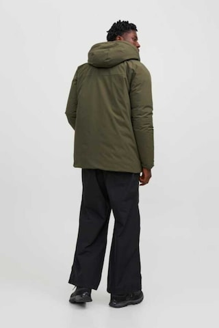 Jack & Jones Jack&jones 12256884 Jjpayne Parka Jacket Erkek Uzun Mont Haki Yeşil Haki Yeşil