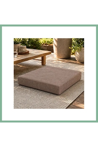 Bşkvirgo Kare Blok Minder 50 50 7 Cm Kahve Dış Mekân Bsk2026 Kahverengi