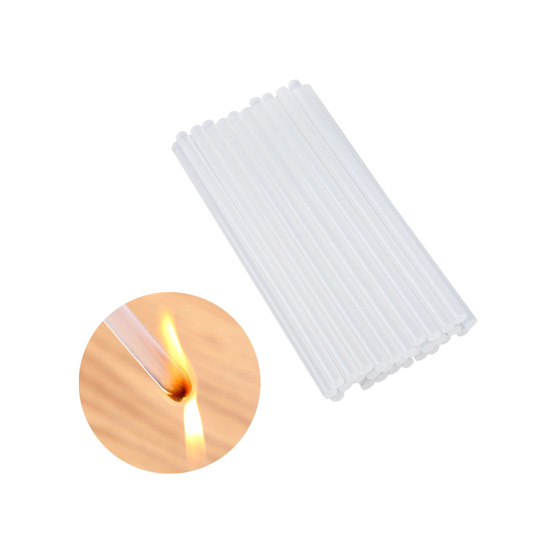 Youmex 7mm X 100mm Transparan Isı Macunu Çubuğu, 20w Glue Gun İçin, El İşleri Ve Sanat Çalışmaları İçin Tutuculuk Ve Sabitlik Sağlar 50 Adet
