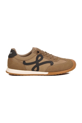 Voyager Camel Bağcıklı Hafızalı Rahat Tabanlı Retro Erkek Casual Ayakkabı Sneaker E472 M