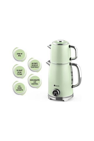 Aura AU1001Y Retro Mint Çay Makinesi