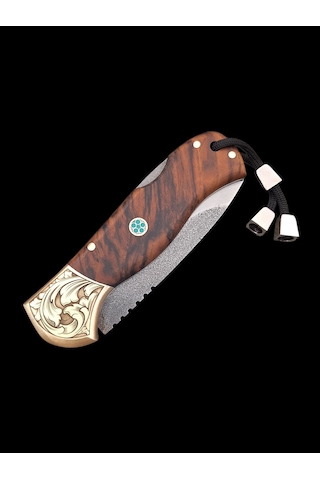 El Yapımı N690 Böhler Çelik Çakı Koleksiyonluk Kamp Cep Çakısı