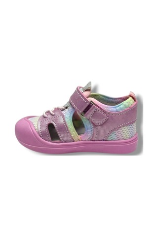Arzen Bebe 232-26 Anatomik Simli Cırtlı Kız Çocuk Sandalet 19-23 Pembe