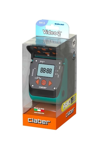 Claber 8412 Aquauno Video-2 Plus Su Zamanlayıcısı