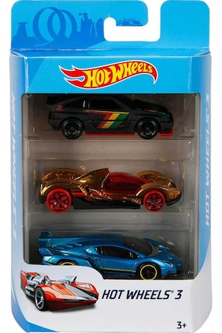 Hotwheels 3 Lü Üçlü Araba K5904