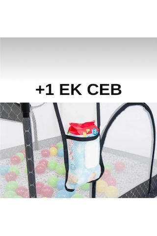 Öykü Bebek Diyari Çatili Oyun Alani 50 Adet Top Hediyeli