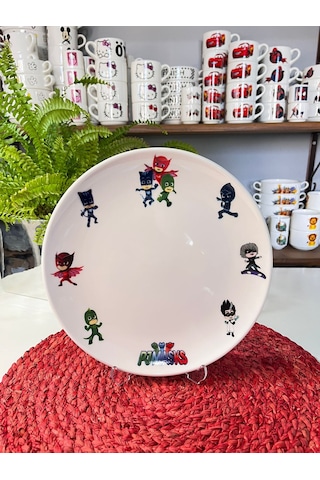5 Parça Pj Masks Model Çocuk Bebek Yemek Takımı Beslenme Seti Çok Renkli
