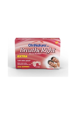 Breathe Right Ekstra Burun Bandı Normal Boy 10'lu