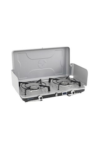 Outwell Merapi Pro Stove İkili Kamp & Karavan Ocağı Gri