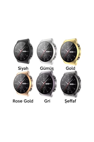 Ally Huawei Watch Gt 2 Pro 360 Koruma Ultra Ince Silikon Kılıf (225877484)