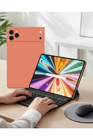Home Android Tablet Klavyeli Set Stylus Kalem Kılıf Cam Dahil