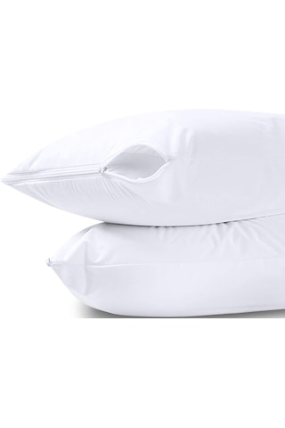 Maki Beyaz 50x70 Fermuarlı Sıvı Geçirmez Yastık Koruyucu Alez