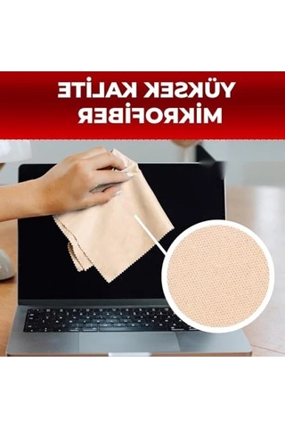 Mikrofiber Temizleme Bezi - Hassas Yüzeyler İçin Tüy Bırakmayan Çözüm