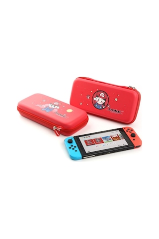 Nintendo Switch/switch Oled Oyun Konsolu Koruyucu Taşıma Ve Seyahat Çantası Kırmızı