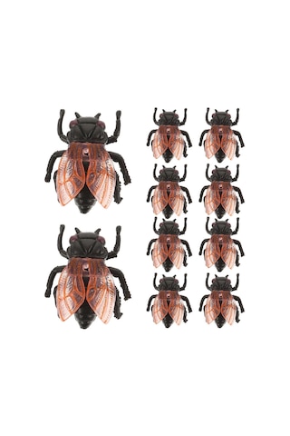 Plastik Heykel Masaüstü Süsü Ağustos Böceği Heykelciği Açık Bahçe