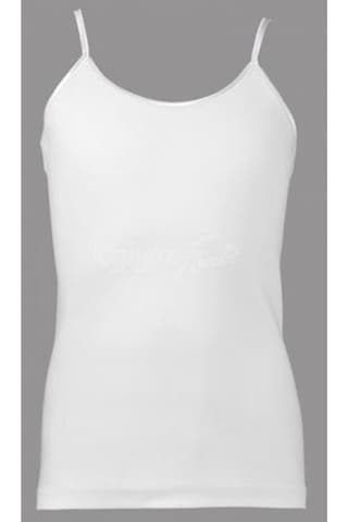 Tutku Kız Çocuk Askılı Saten Biyeli Atlet 0187- 6 Adet