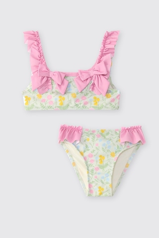 Littemare Kız Çocuk Upf 40+ Uv Korumalı Yeşil Bikini 2612gk42010