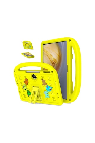 Youtek Honor9 Tablet Kılıfı: Sarı Renk, Ayaklı Stant Ve Taşınabilir Tasarım - Çarpma Ve Çiziklerden Koruma