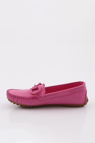 Dgn K105 Kadin Aksesuarli Loafer Ayakkabi K105-1774-R0507 Fuşya