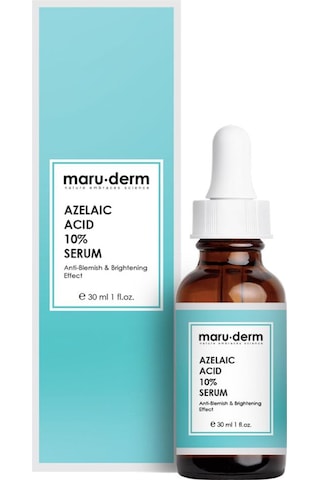 Maruderm Azelaik Asit %10 Aydınlatıcı Leke Karşıtı Cilt Bakım Serumu 30 ML