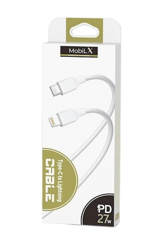 Mobilx Mu-01 Type-c To Lightning Pd 27w Şarj Ve Data Kablosu 1m Apple Uyumlu iPhone