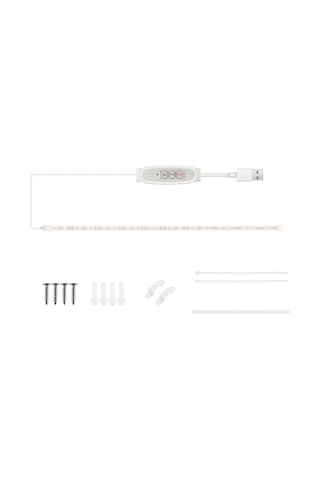 Konesam Bitkisel Büyüme Led Işık Şeridi: Pembe-mor Spektrum, 4 Aydınlatma Seviyesi, 24 Saatli Zamanlayıcı 3h/9h/12h , Usb Tak Ve Kullandır, 50cm Uzunluk