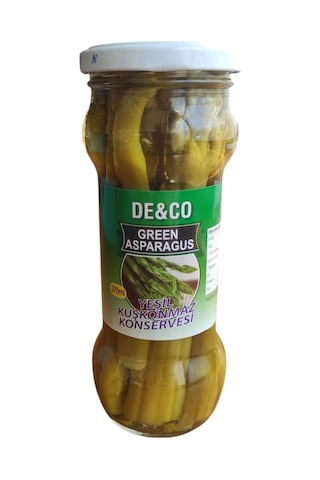 De&co Green Asparagus Yeşil Kuşkonmaz Konservesi 370ml