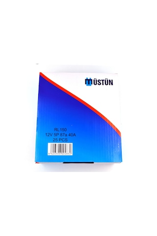 25 Adet Dirençli Mini Röle Şeffaf 12v 40a 87a 5 Fişli Kırmızı Led