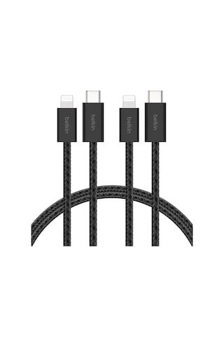 Belkin 2'li Örgülü Usb-c - Lightning Kablo, 1,5 M, Apple Uyumlu iPhone 14 Ve Ö