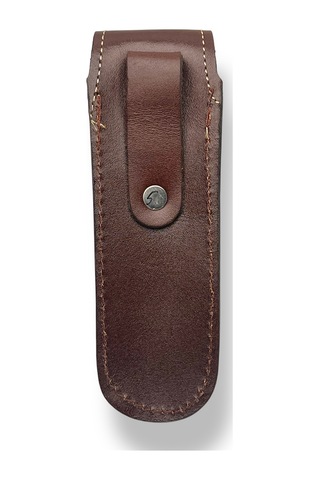 No:5 Kahverengi Deri Çakı Kılıfı Bıçak Kılıfı Kapalı Hali 11cm - 14cm Arası Çakılar İçindir Kahverengi