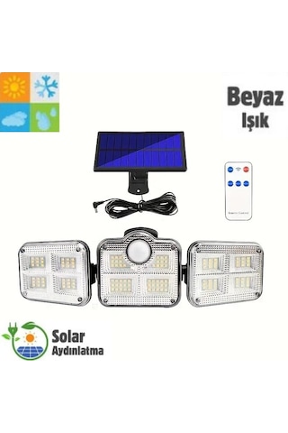 Mrs Solar Hb-300 Model 122 Ledli Solar Güneş Enerjili Kumandalı H