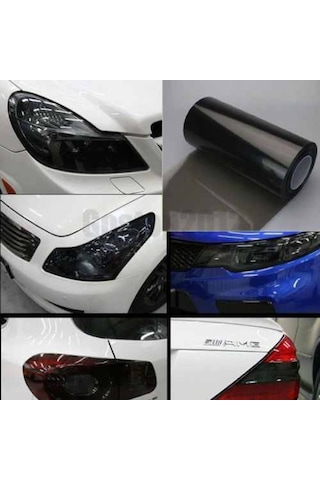 Açık Siyah Far Filmi - Stop Folyosu 1.Kalite 100 Cm X 30 Cm (318114846)