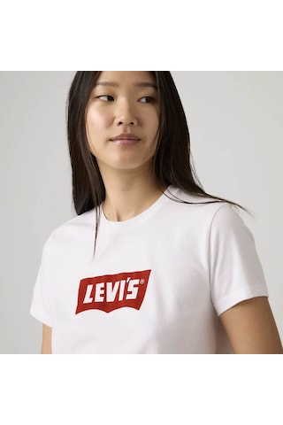 Levis Graphıc Beyaz Kadın T-shirt 005gv-0024 Beyaz