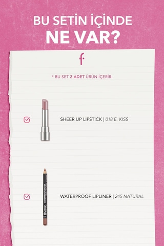 Natural Lips - 018 Enchanted Kiss & 245 Natural SET310