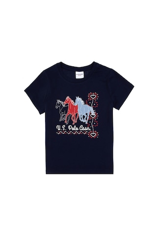 U.s. Polo Assn. Kız Çocuk Lacivert Tişört 50306200-vr033 Lacivert