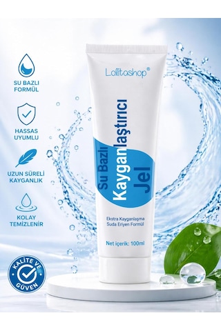 Su Bazlı Aromasız Ekstra Kayganlaştırıcı Jel 100 Ml Sade Kokusuz Kayganlaştırıcı Jel