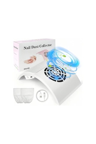 Willowhaven Beyaz 2 Yeniden Kullanilabilir Filtreli Tirmak Toz Toplayici Akrilik Tirmak Cilasi Emis Makinesi Salon Ev Manikur Seti Dusuk Gurultu