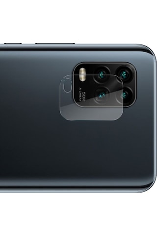 Xiaomi Mi 10 Lite Kamera Lens Koruyucu Nano Cam Şeffaf Tam Kaplama
