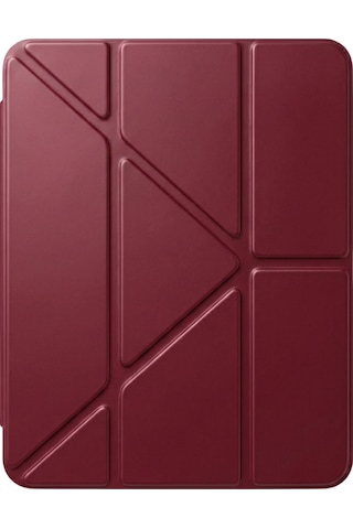 Ps Apple Uyumlu iPad Air 11 İnç M4 / M3 / M2 Tri Folding Standlı Kılıf - Bordo Kapaklı Kılıf
